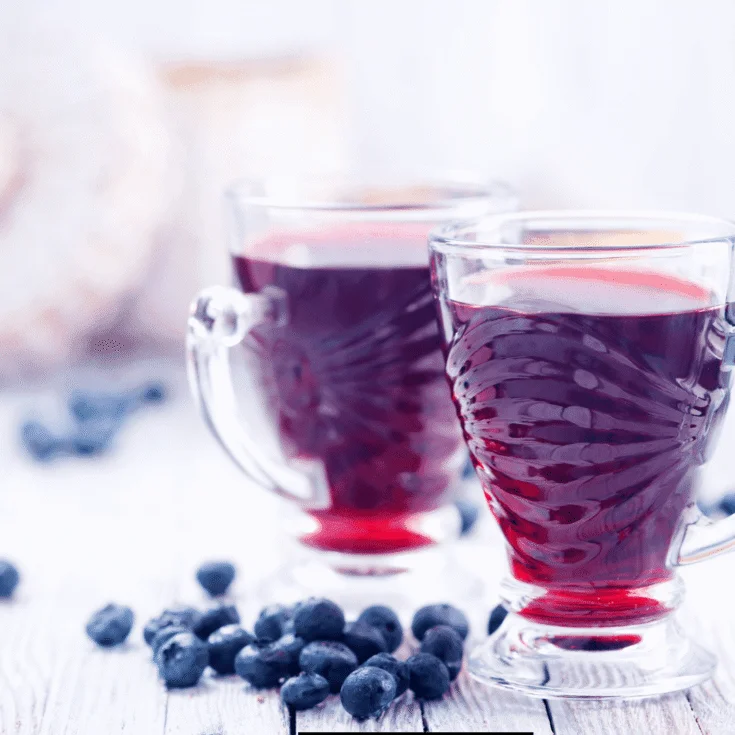 Blueberry vodka cooler