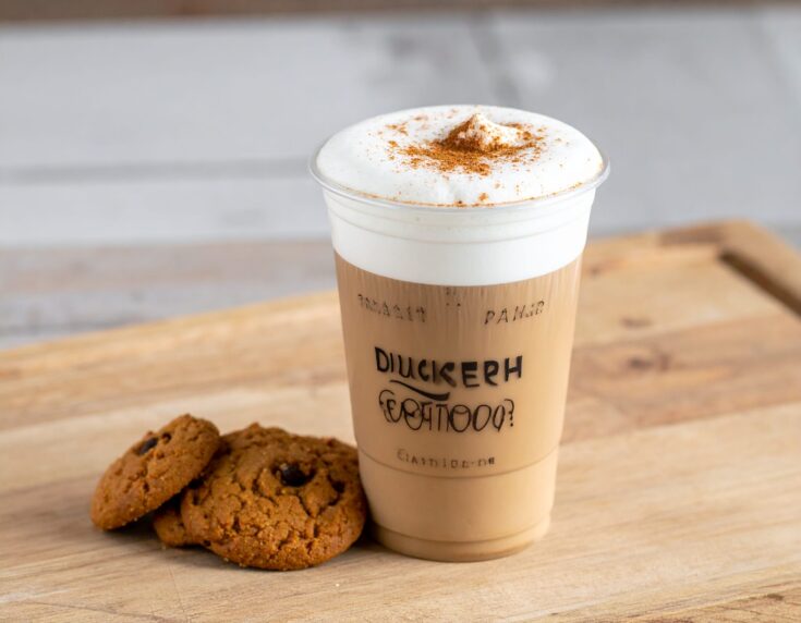 Dutch Bros Snickerdoodle held in a hand