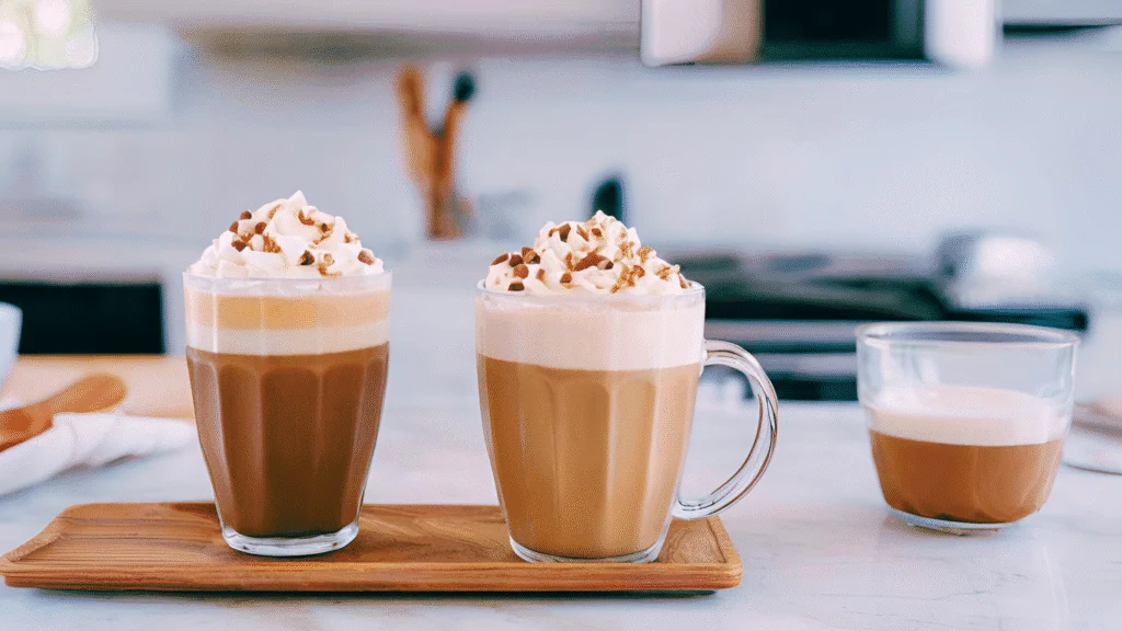 Image of our homemade copycat dunkalatte recipe for breakfast