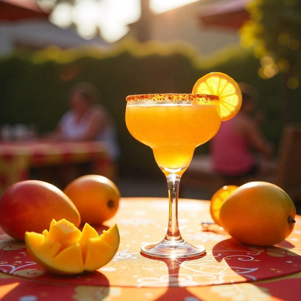 10-min Spicy Mango Margarita Recipe: A Tropical Kick for Your Summer Sips
